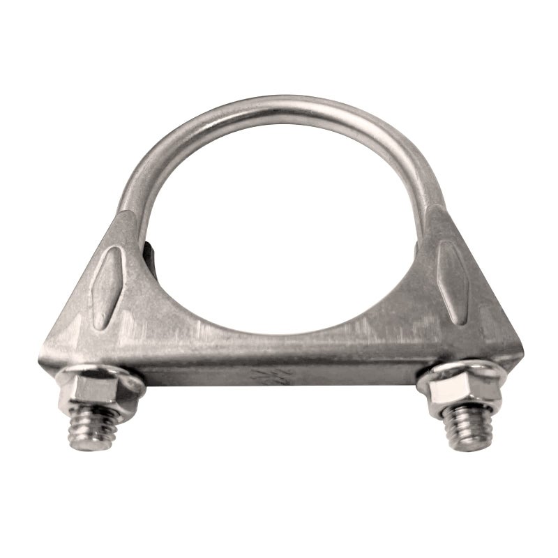 eLifecenter Heavy Duty 2.5 Inch Muffer Clamps Exhaust 2 1/2"" Stainless Steel U Bolt Clamp on Tip Pipes Connection - Image 5